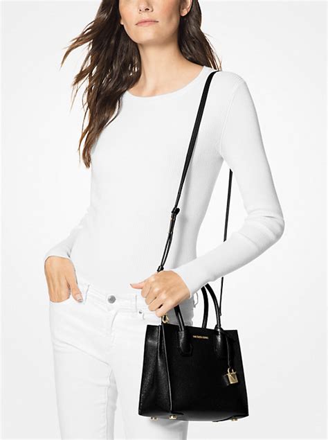 michael kors mercer pebbled leather|Michael Kors mercer best badger.